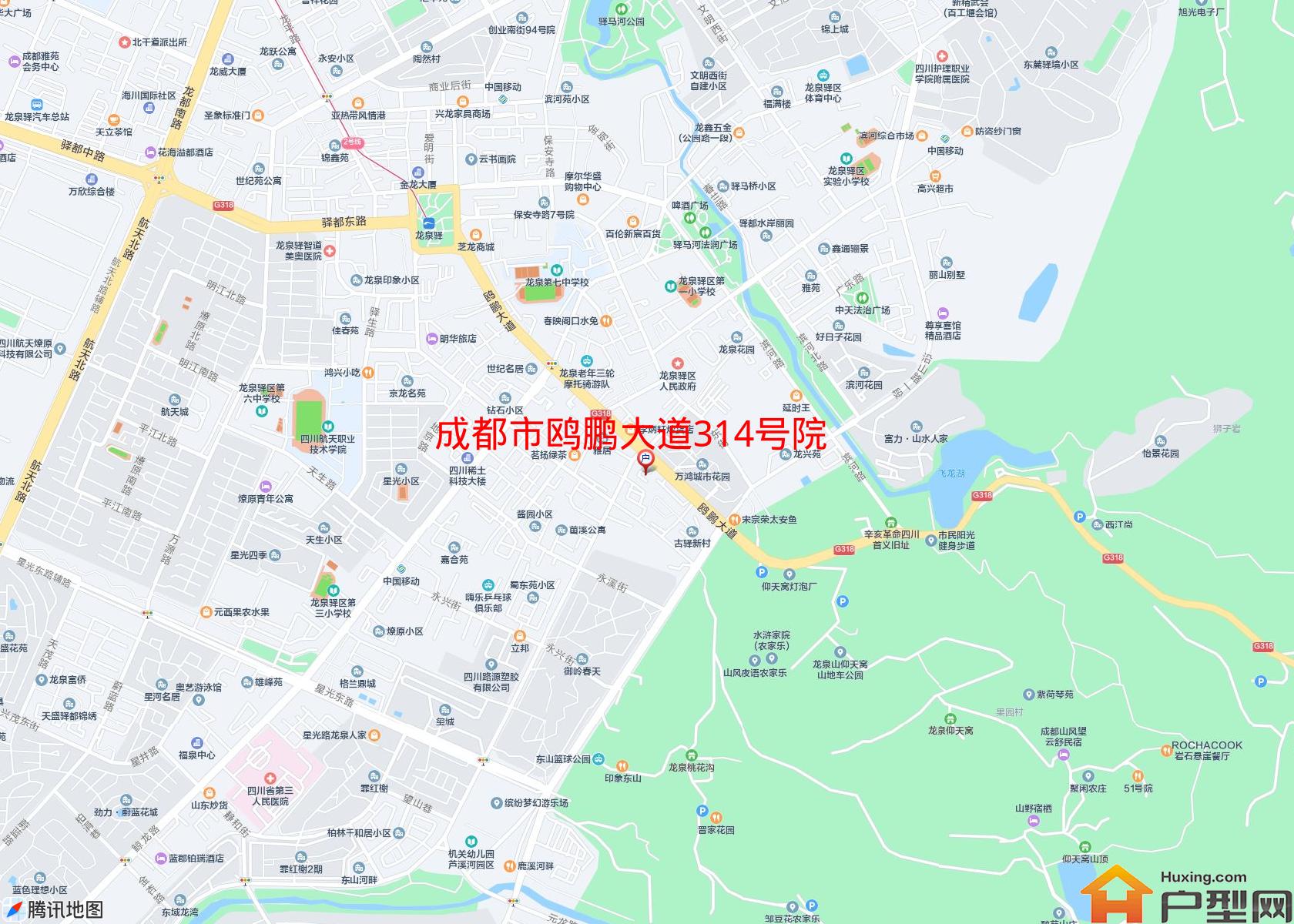 鸥鹏大道314号院小区 - 户型网