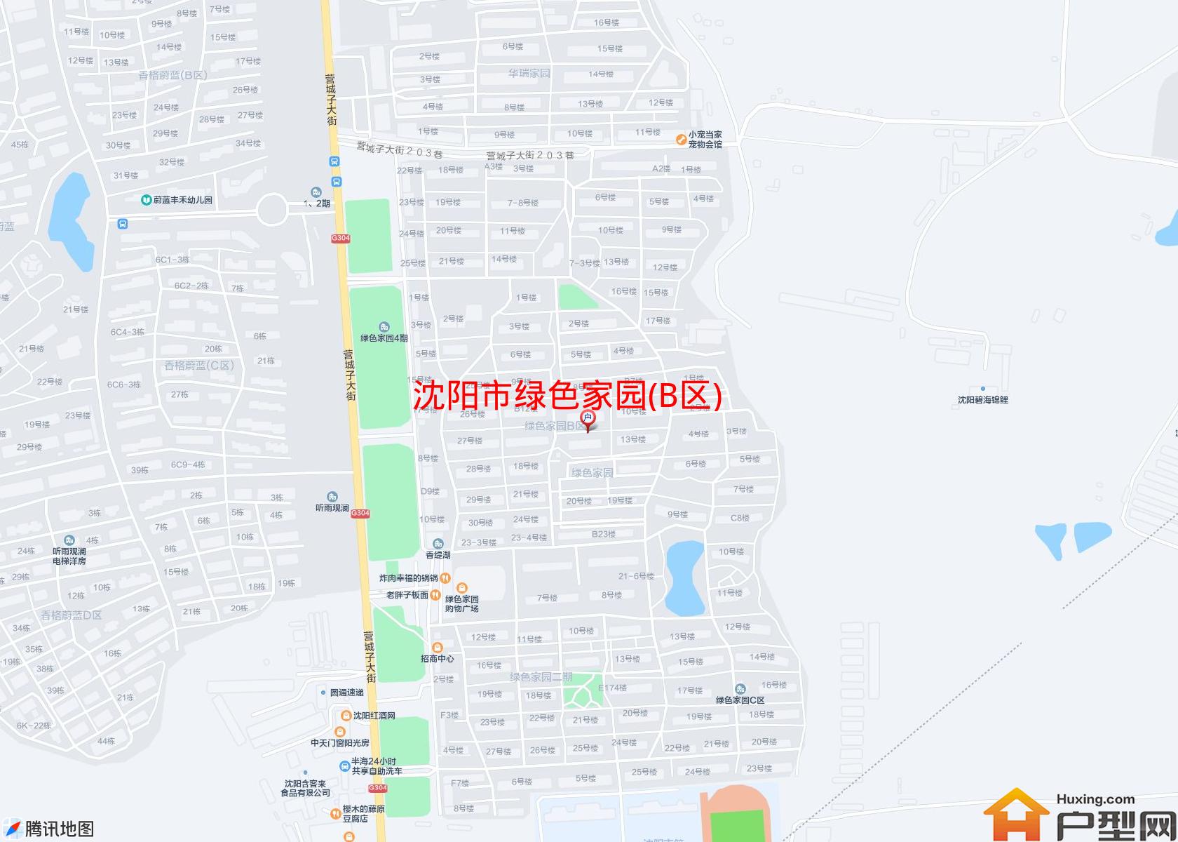 绿色家园(B区)小区 - 户型网 绿色家园(B区)小区 - 户型网