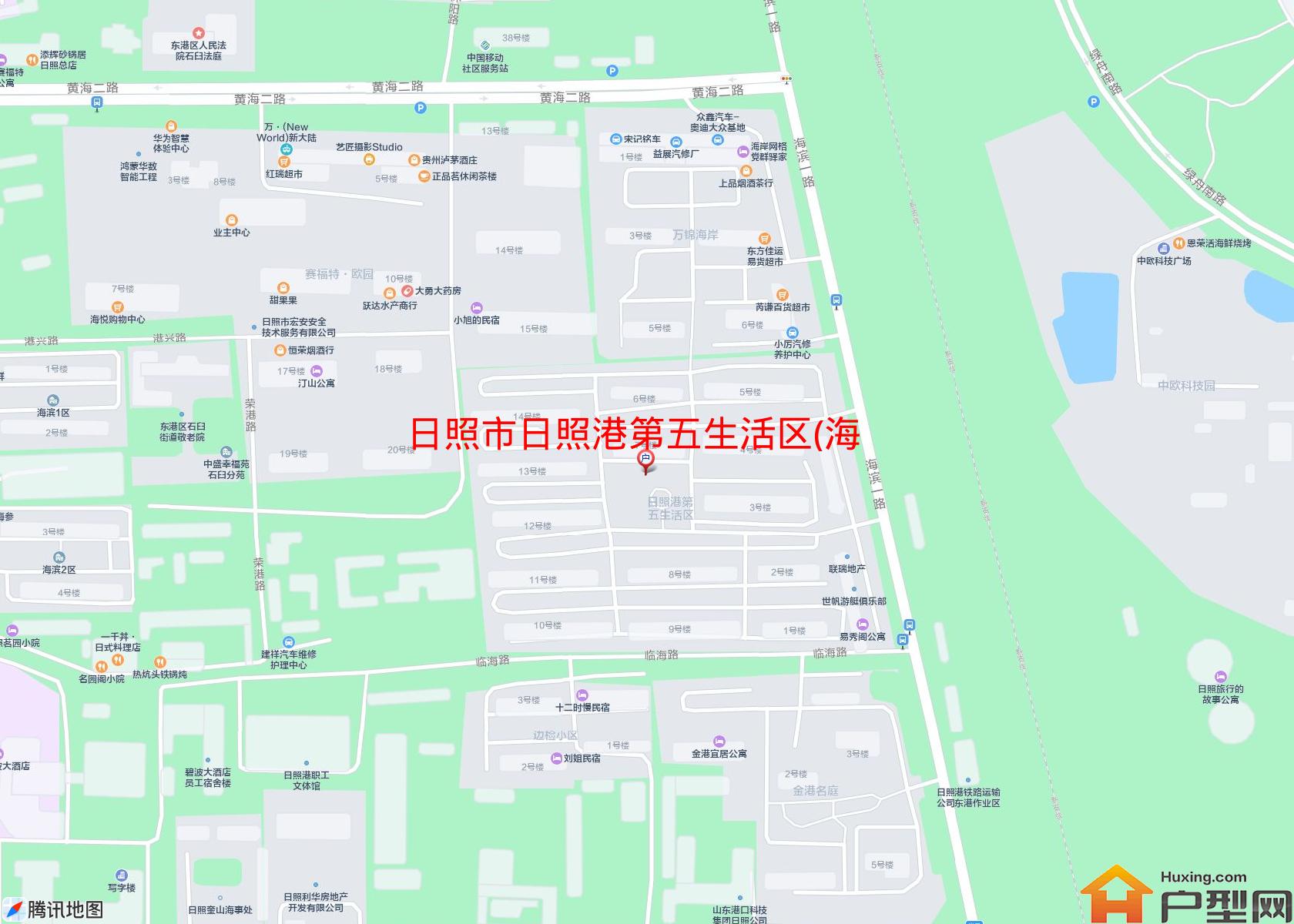 日照港第五生活区(海滨一路35号)小区 - 户型网