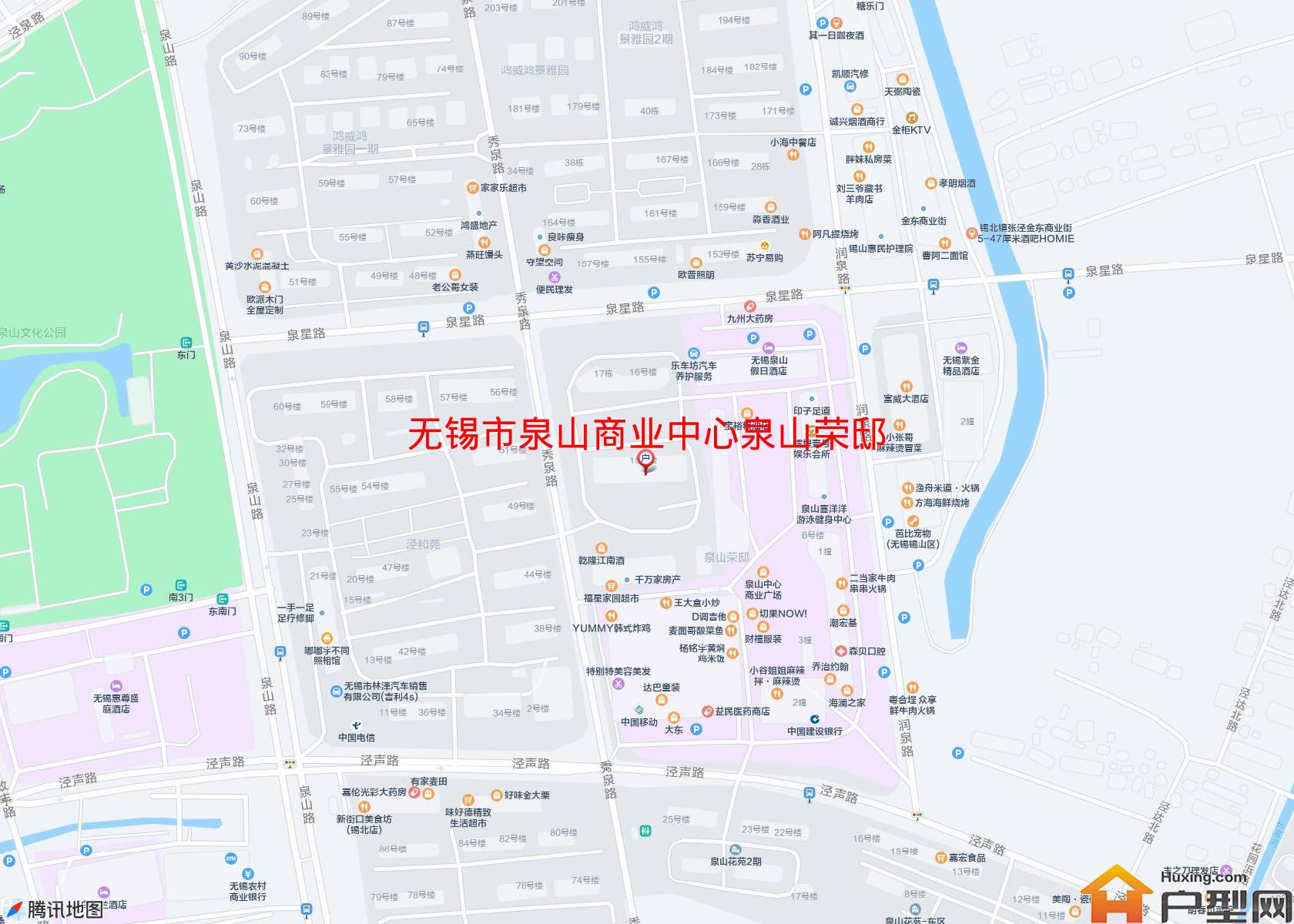 泉山商业中心泉山荣邸小区 - 户型网