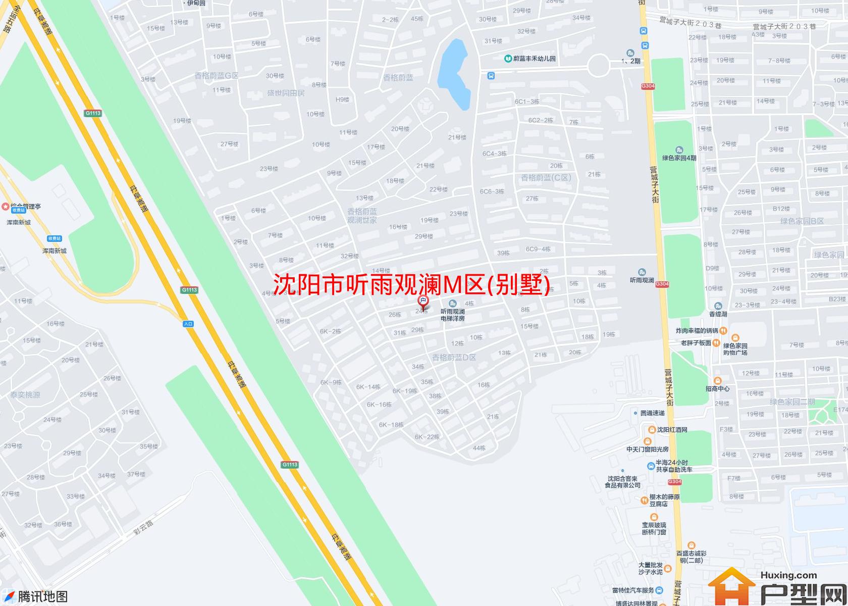 听雨观澜M区(别墅)小区 - 户型网