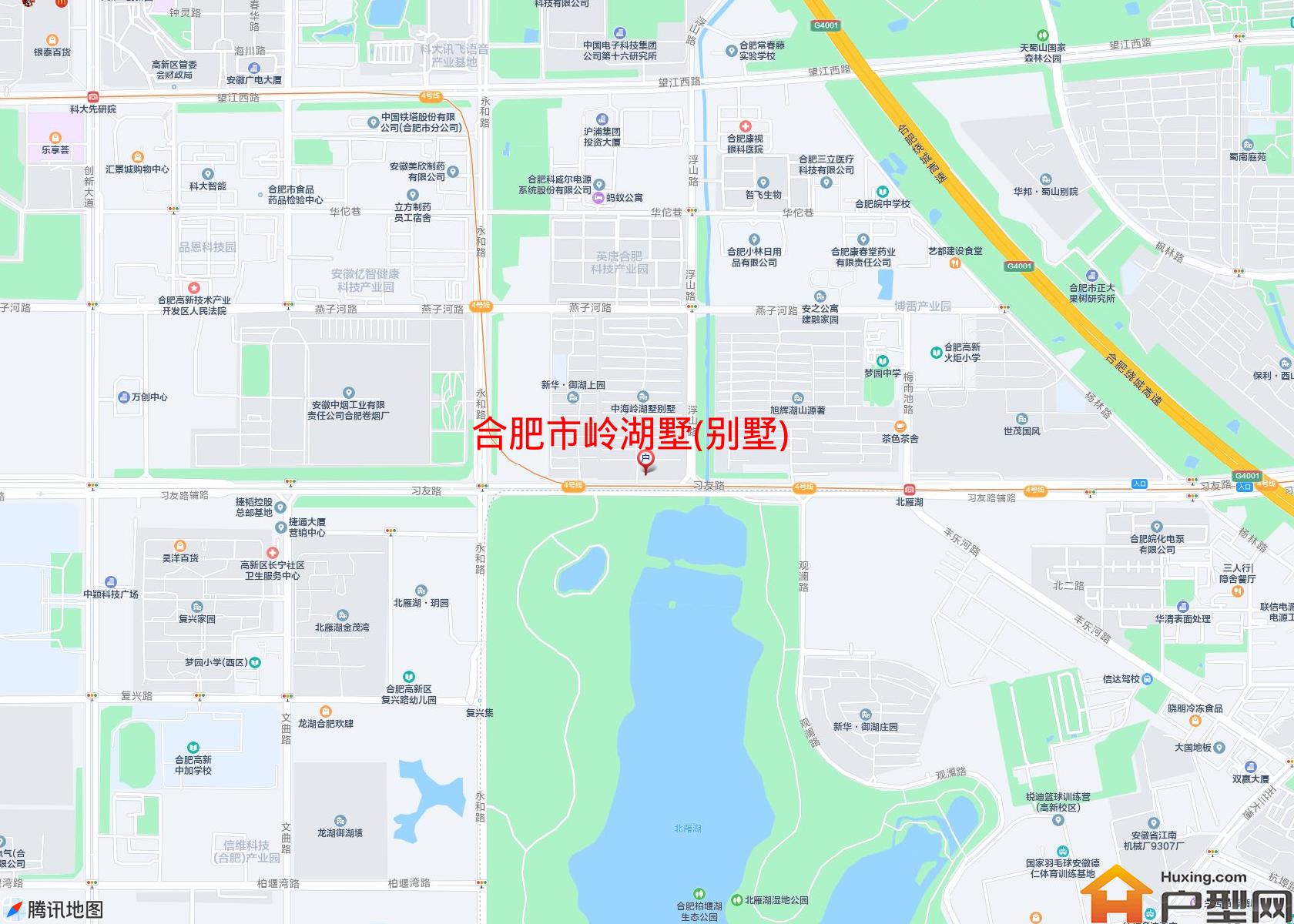 岭湖墅(别墅)小区 - 户型网