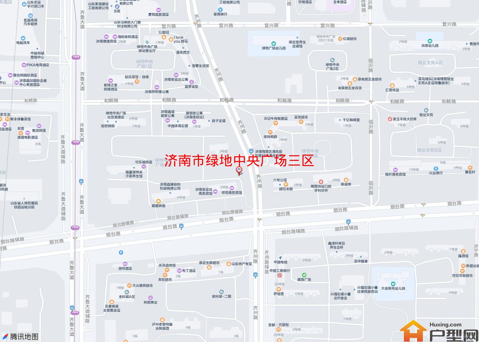 绿地中央广场三区小区 - 户型网