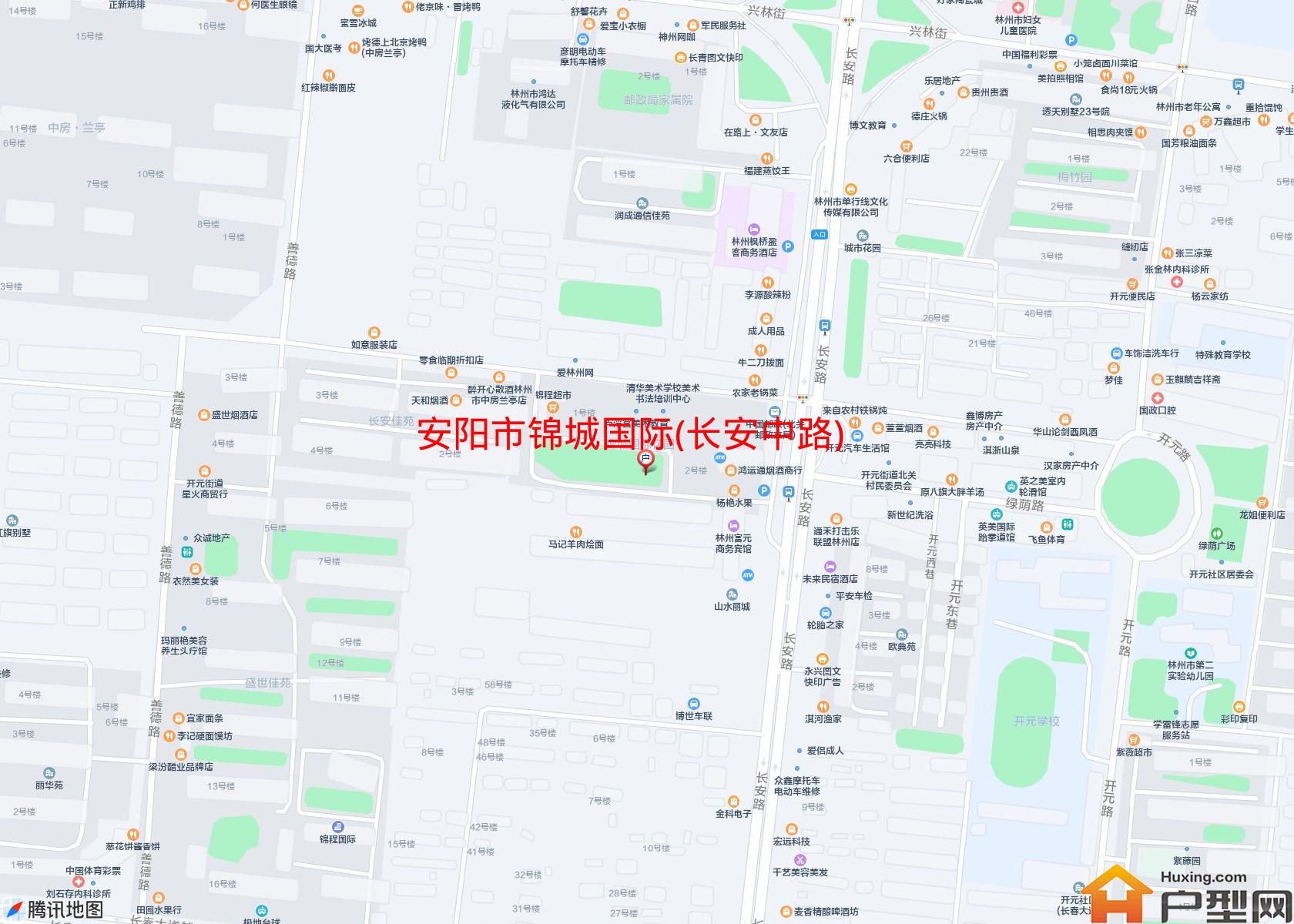 锦城国际(长安中路)小区 - 户型网