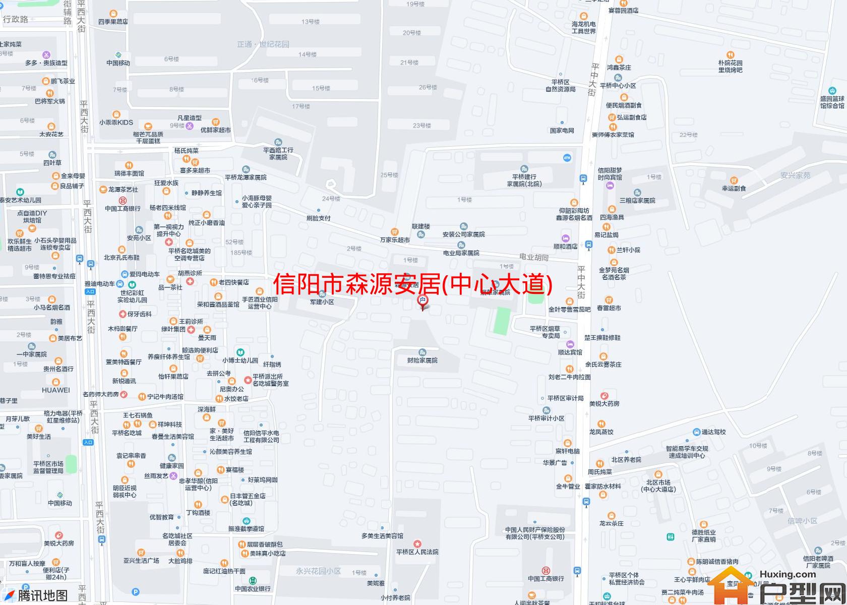 森源安居(中心大道)小区 - 户型网