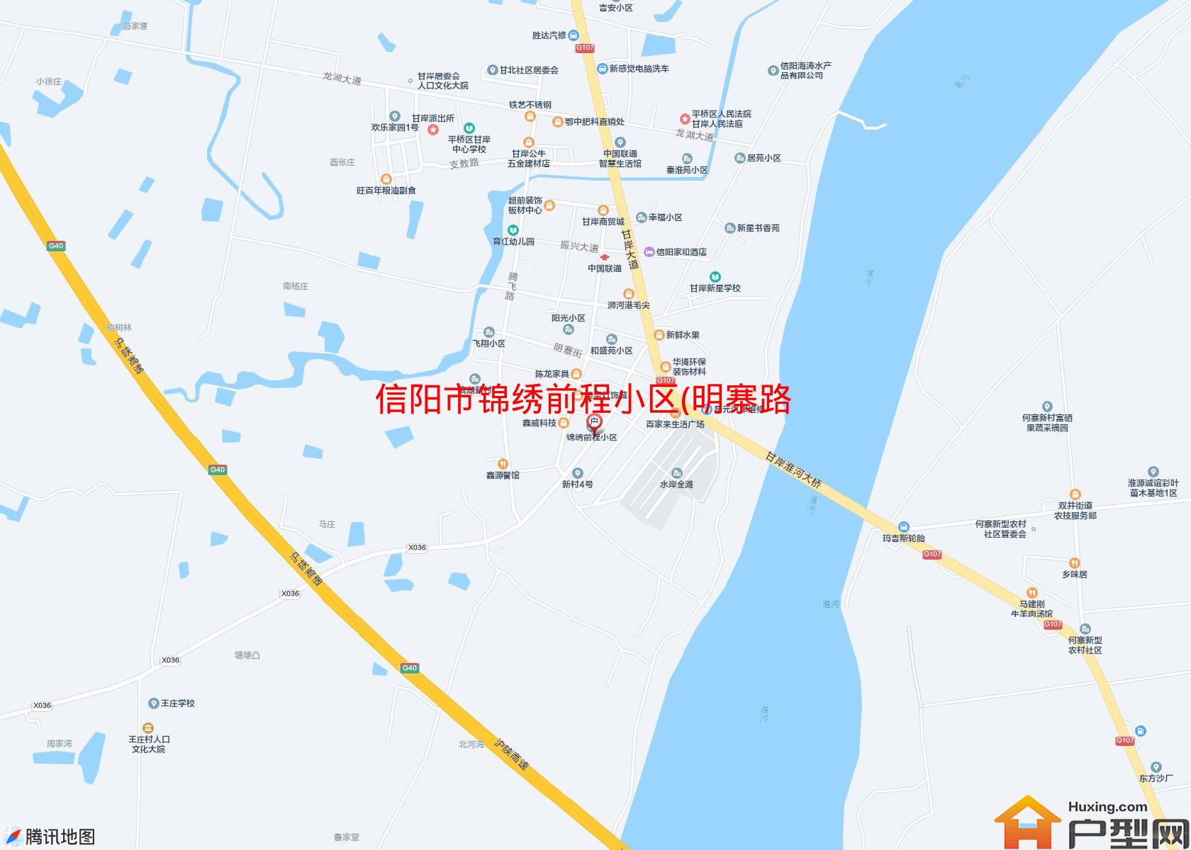 锦绣前程小区(明寨路)小区 - 户型网