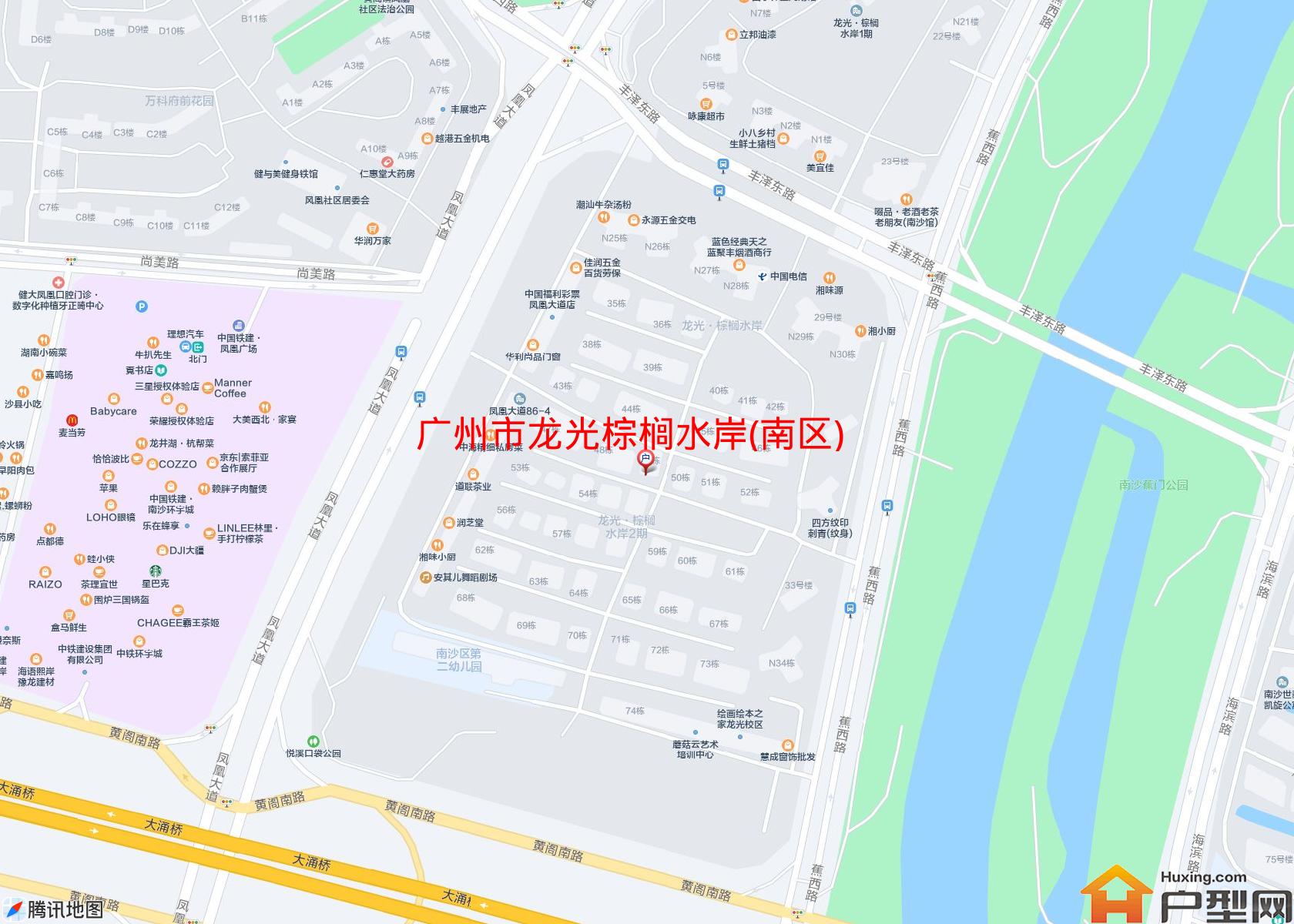 龙光棕榈水岸(南区)小区 - 户型网