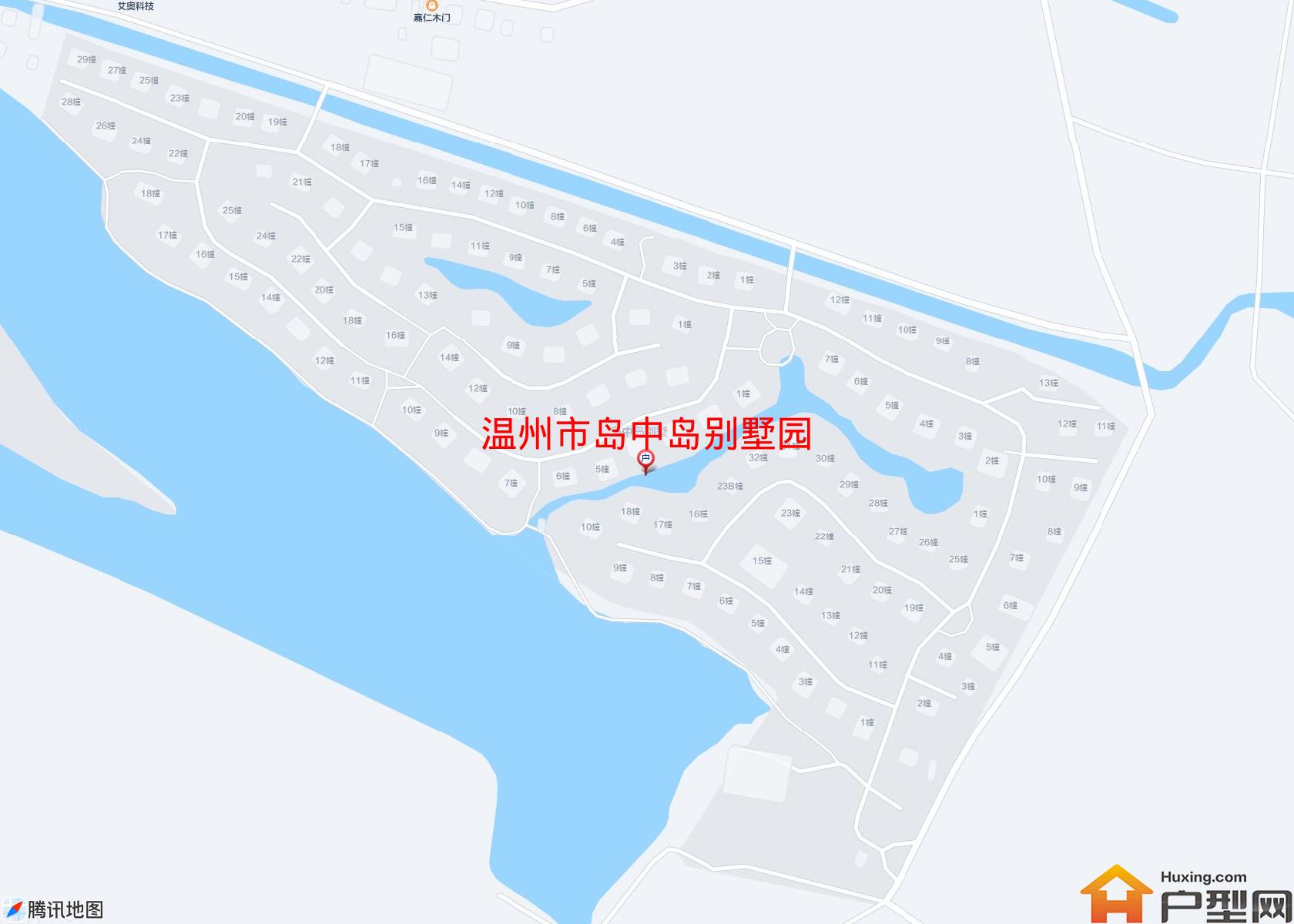 岛中岛别墅园小区 - 户型网