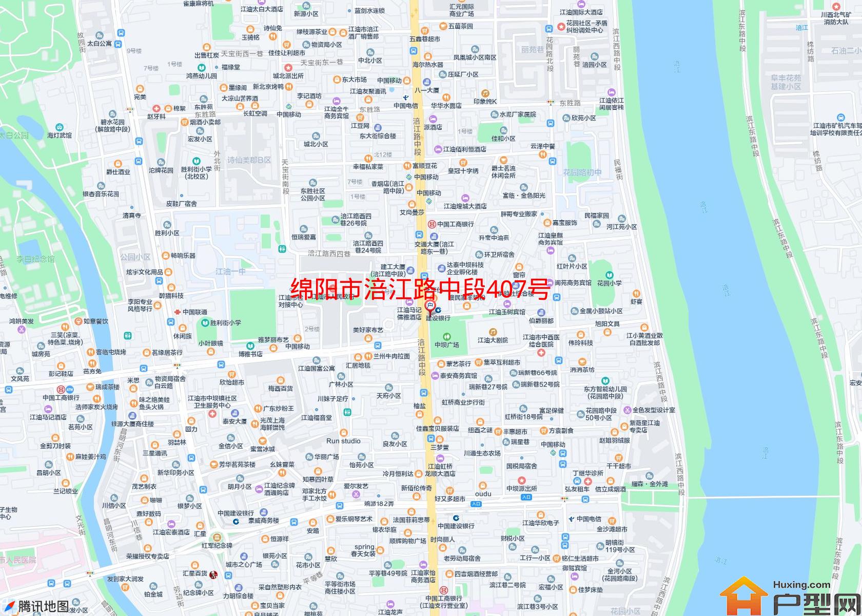 涪江路中段407号小区 - 户型网