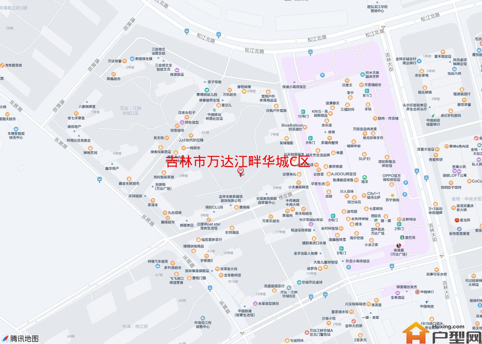 万达江畔华城C区小区 - 户型网