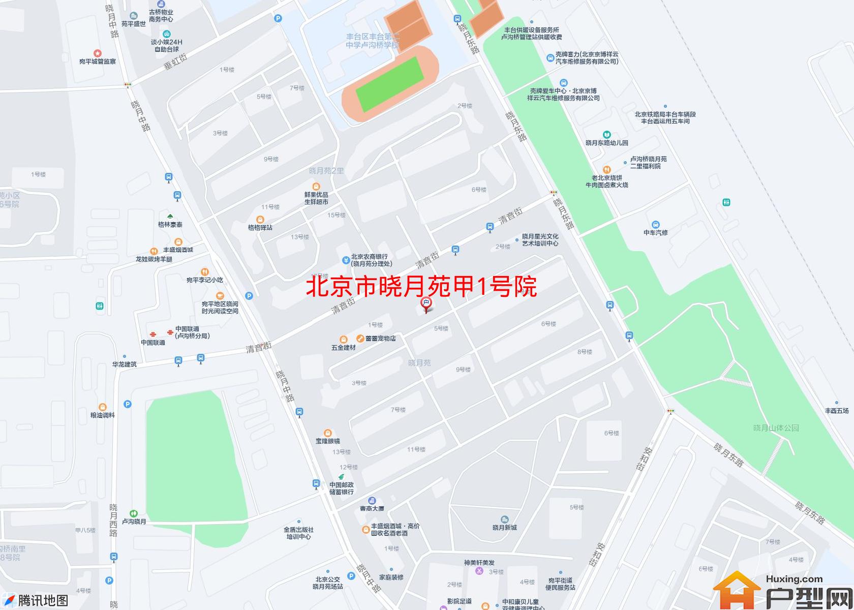 晓月苑甲1号院小区 - 户型网