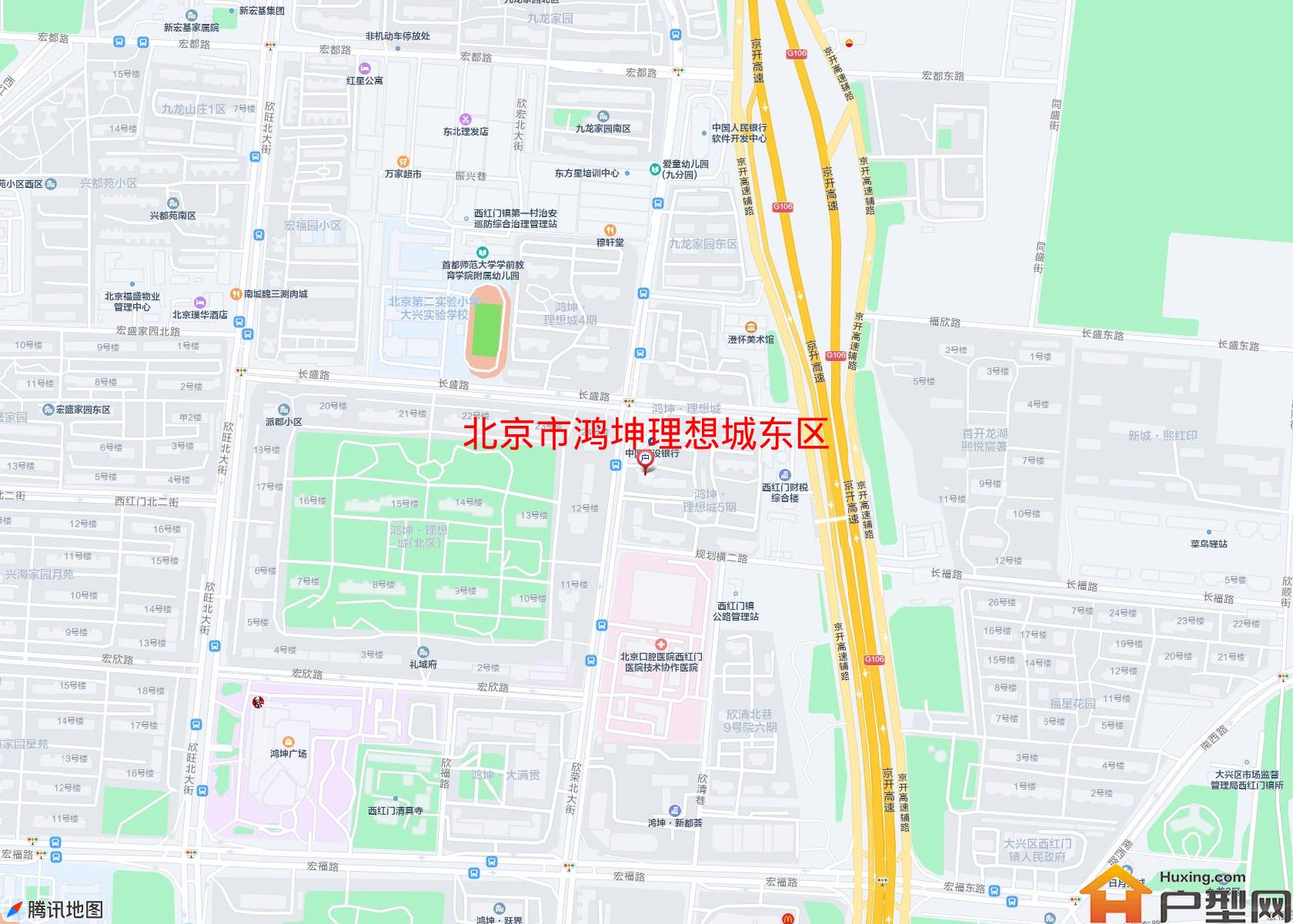 鸿坤理想城东区小区 - 户型网