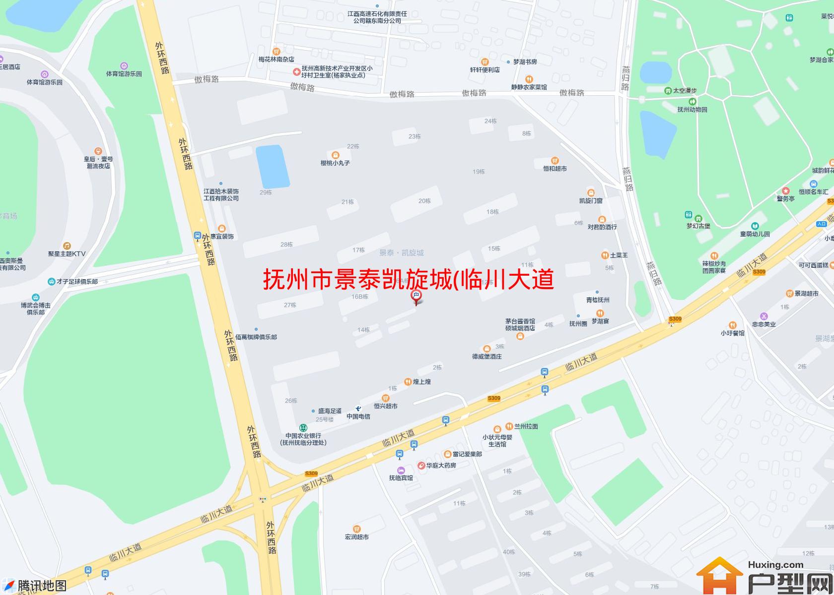 景泰凯旋城(临川大道1105号)小区 - 户型网