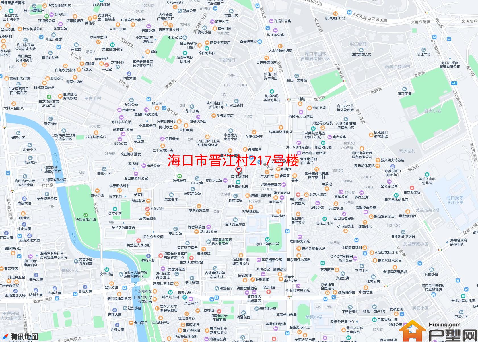 晋江村217号楼小区 - 户型网