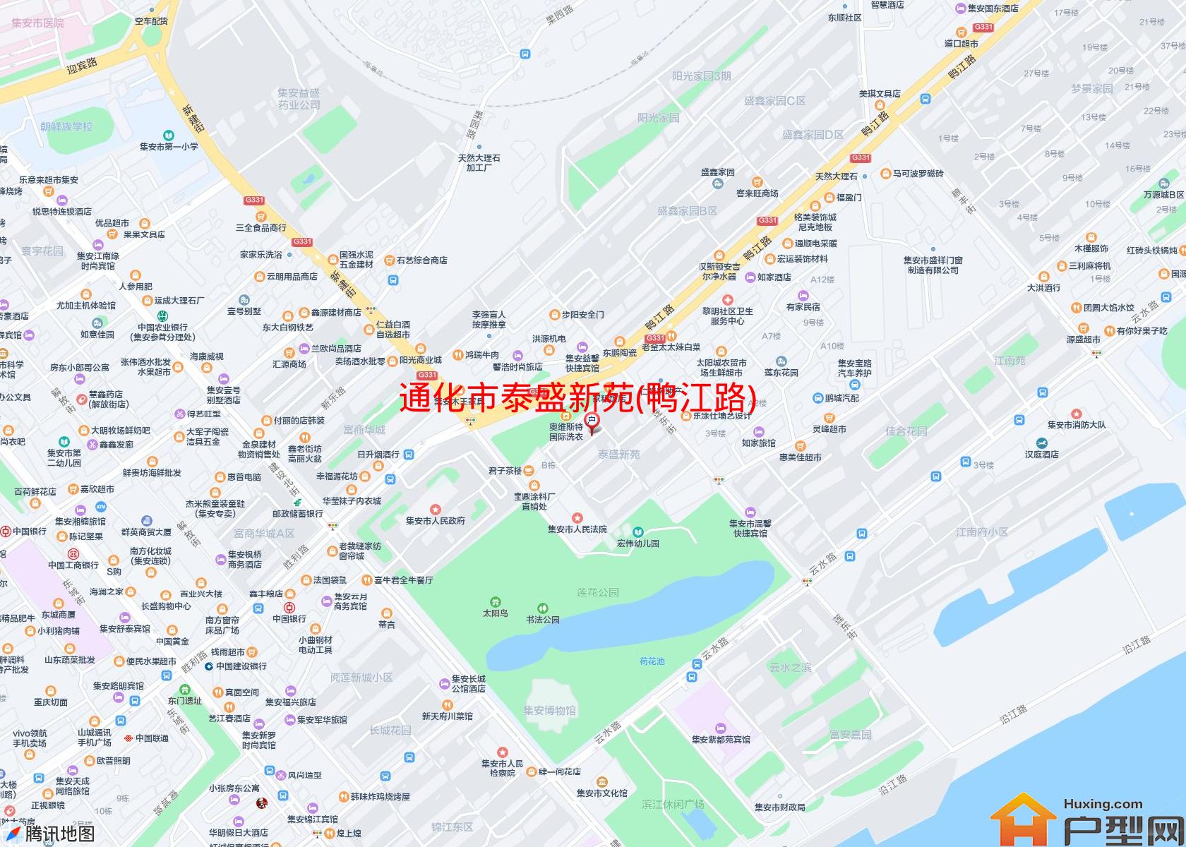 泰盛新苑(鸭江路)小区 - 户型网