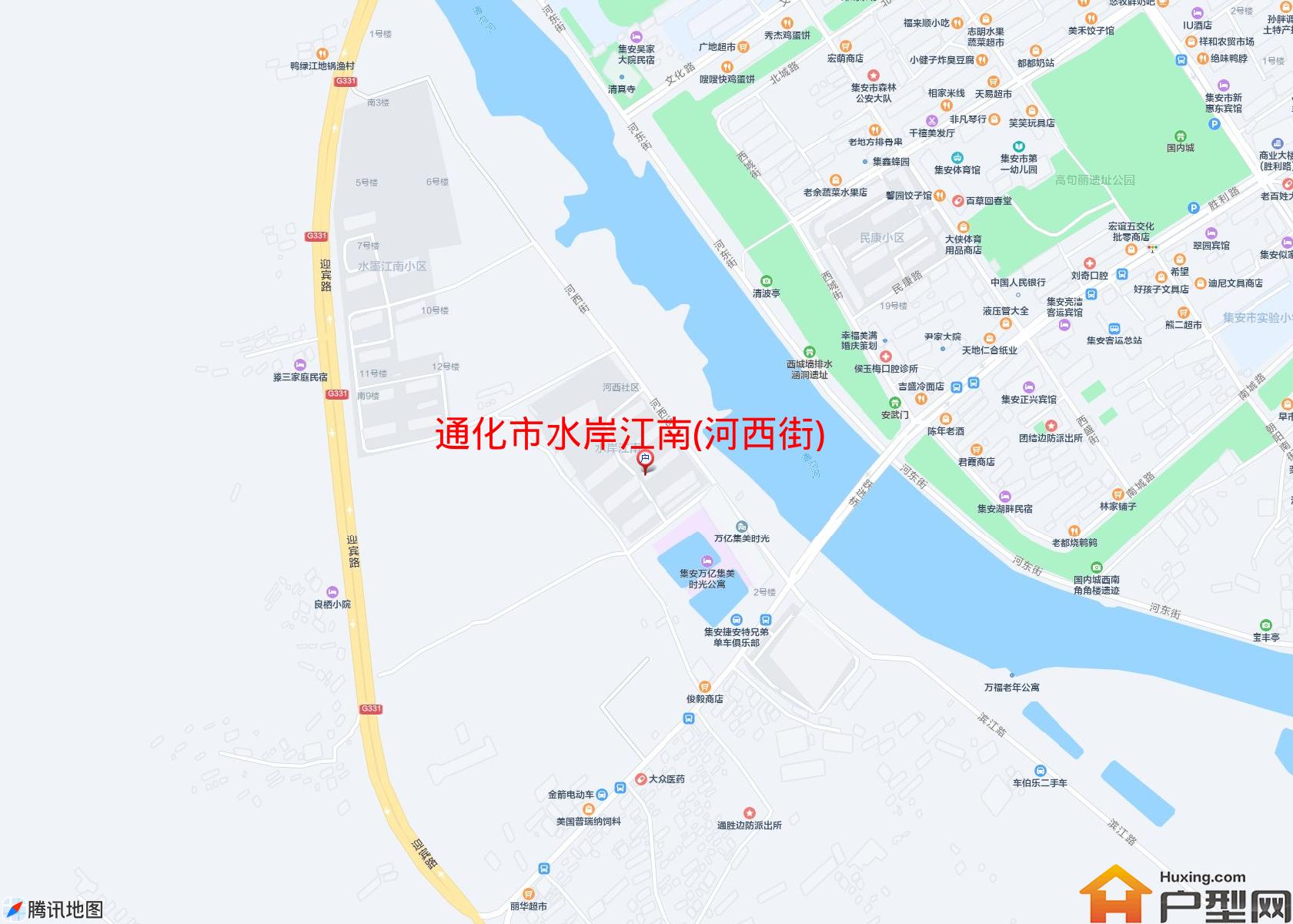 水岸江南(河西街)小区 - 户型网