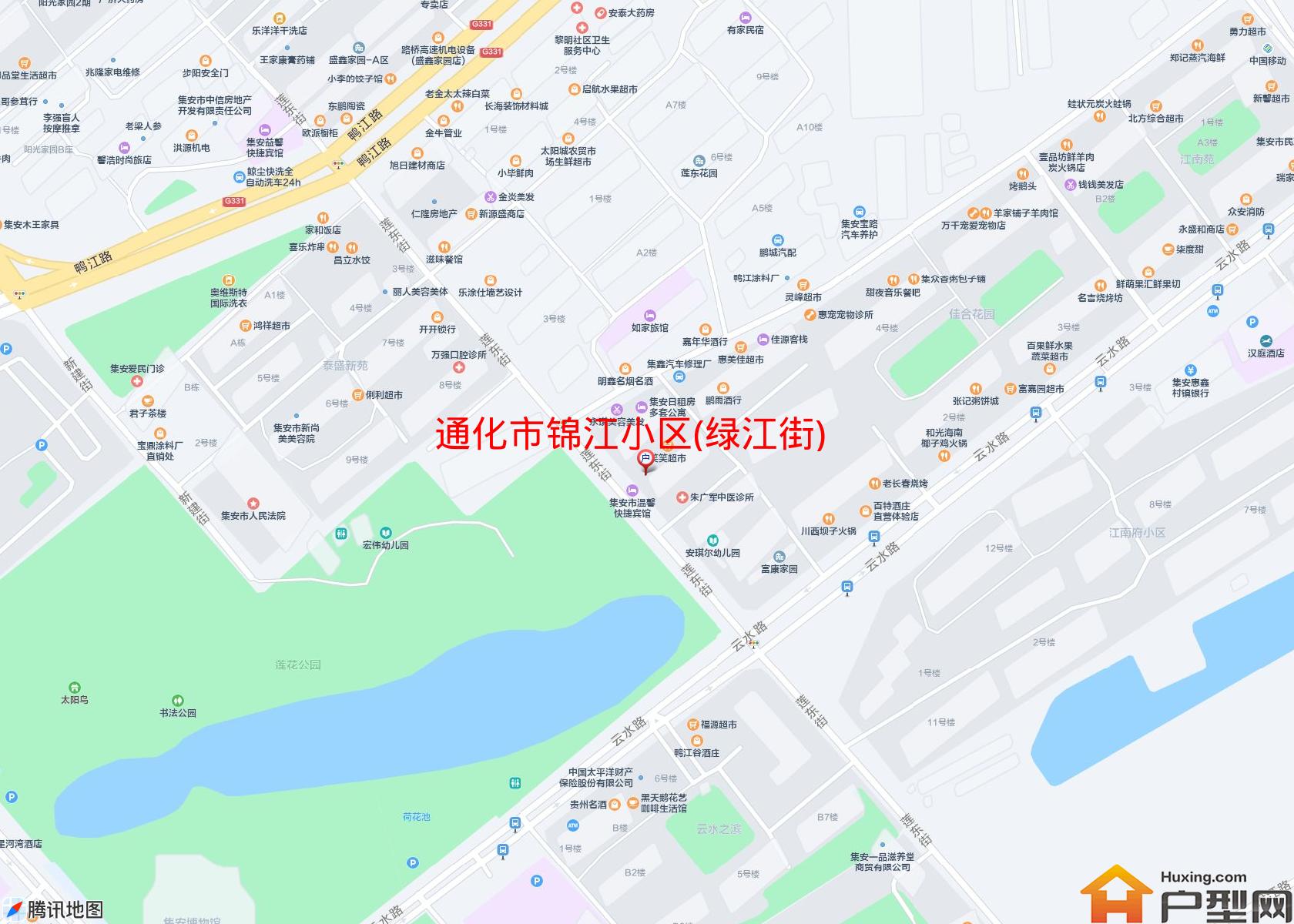 锦江小区(绿江街)小区 - 户型网