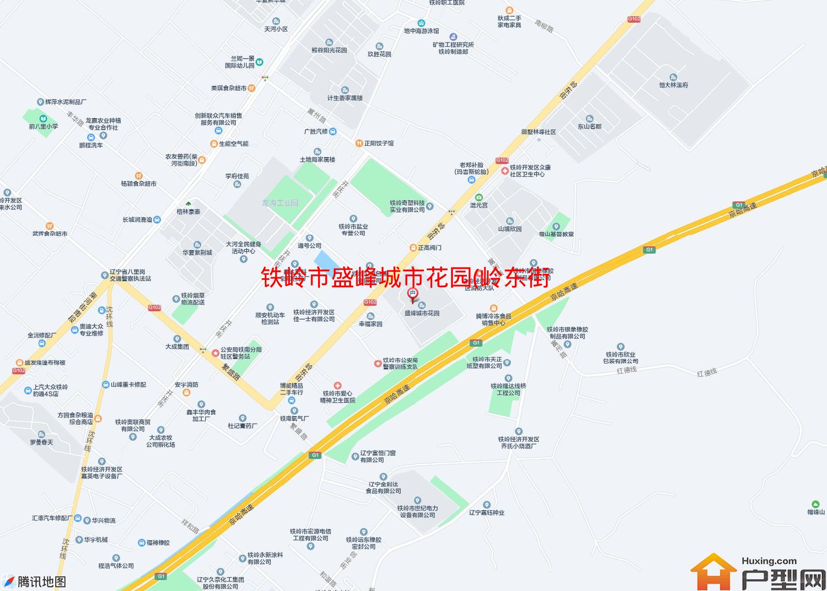 盛峰城市花园(岭东街)小区 - 户型网