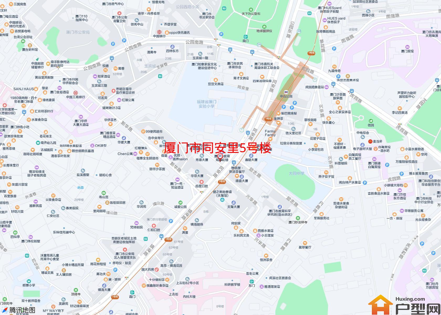 同安里5号楼小区 - 户型网