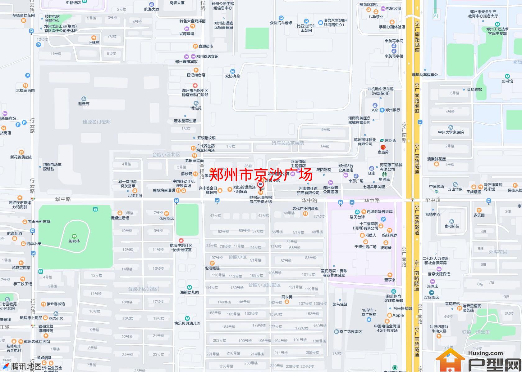 京沙广场小区 - 户型网