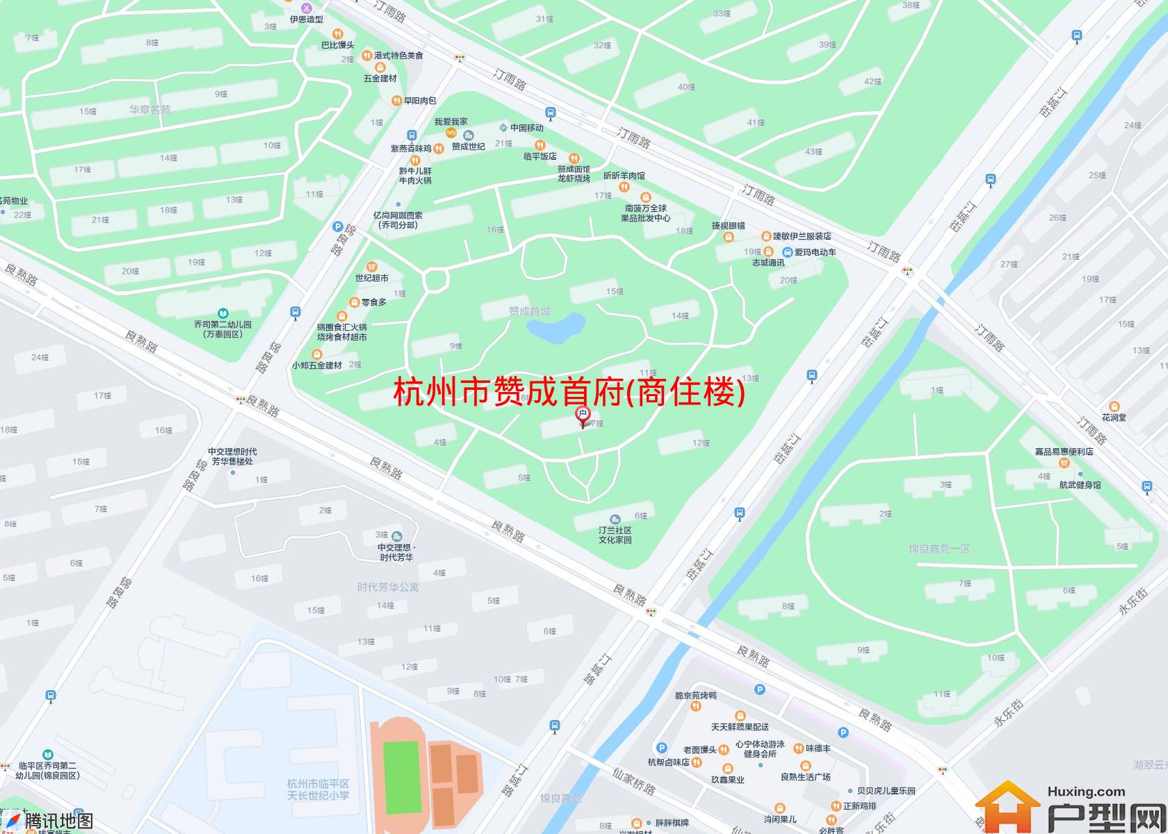 赞成首府(商住楼)小区 - 户型网