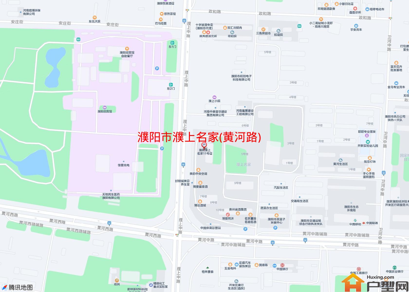 濮上名家(黄河路)小区 - 户型网