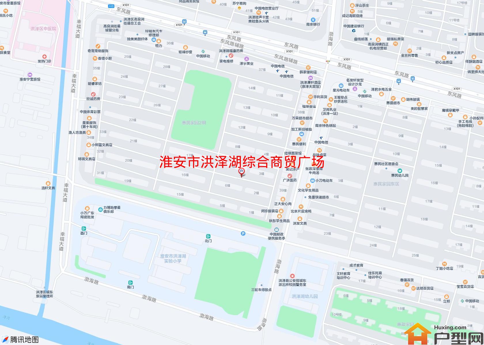 洪泽湖综合商贸广场小区 - 户型网