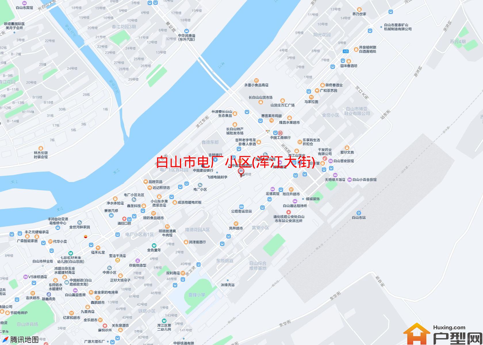 电厂小区(浑江大街)小区 - 户型网