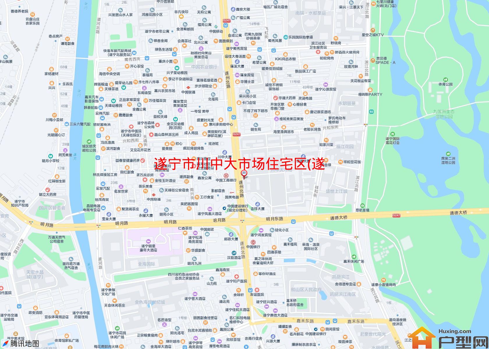 川中大市场住宅区(遂州北路156号)小区 - 户型网