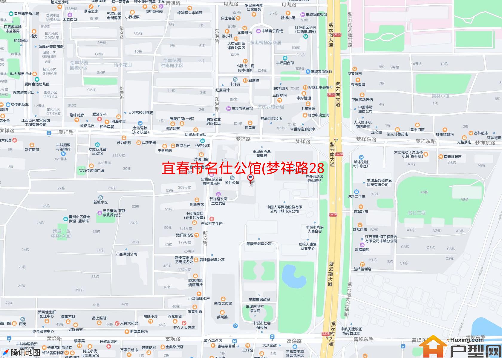 名仕公馆(梦祥路289号)小区 - 户型网