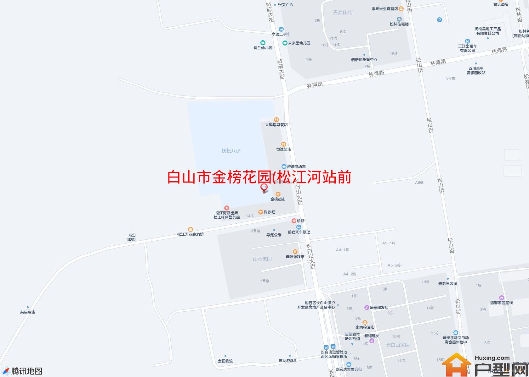 金榜花园(松江河站前大街)小区 - 户型网