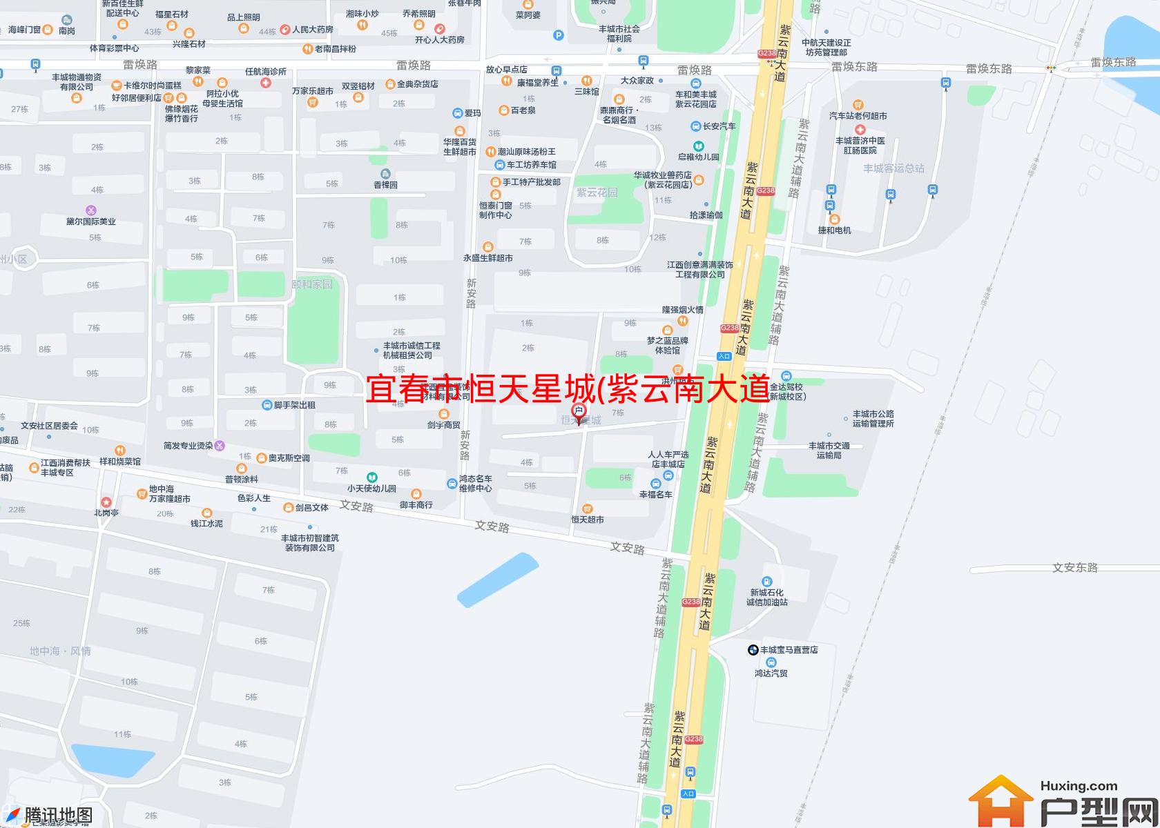 恒天星城(紫云南大道)小区 - 户型网