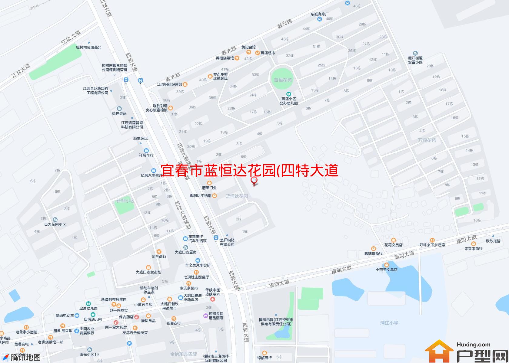 蓝恒达花园(四特大道)小区 - 户型网
