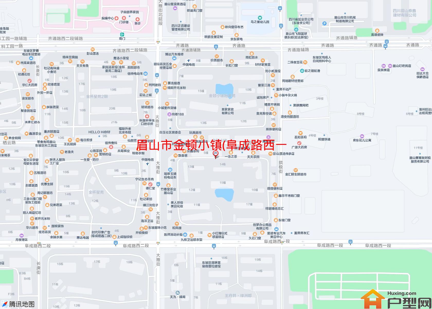 金顿小镇(阜成路西一段)小区 - 户型网