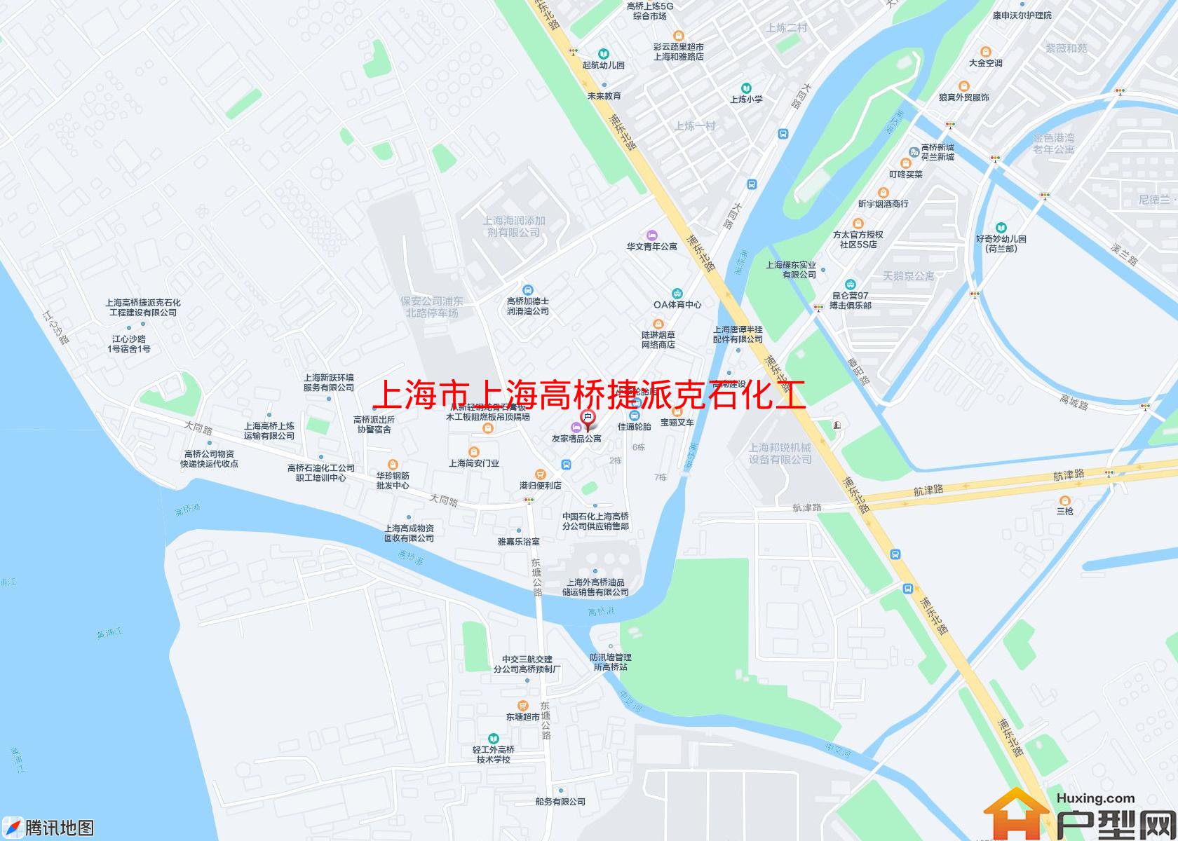 上海高桥捷派克石化工程建设有限公司小区 - 户型网
