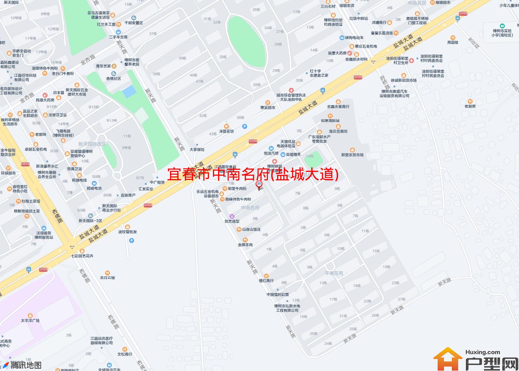 中南名府(盐城大道)小区 - 户型网