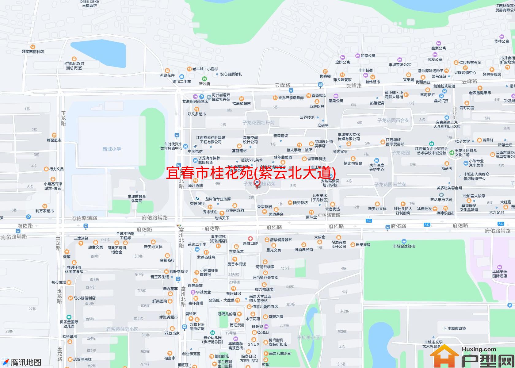 桂花苑(紫云北大道)小区 - 户型网
