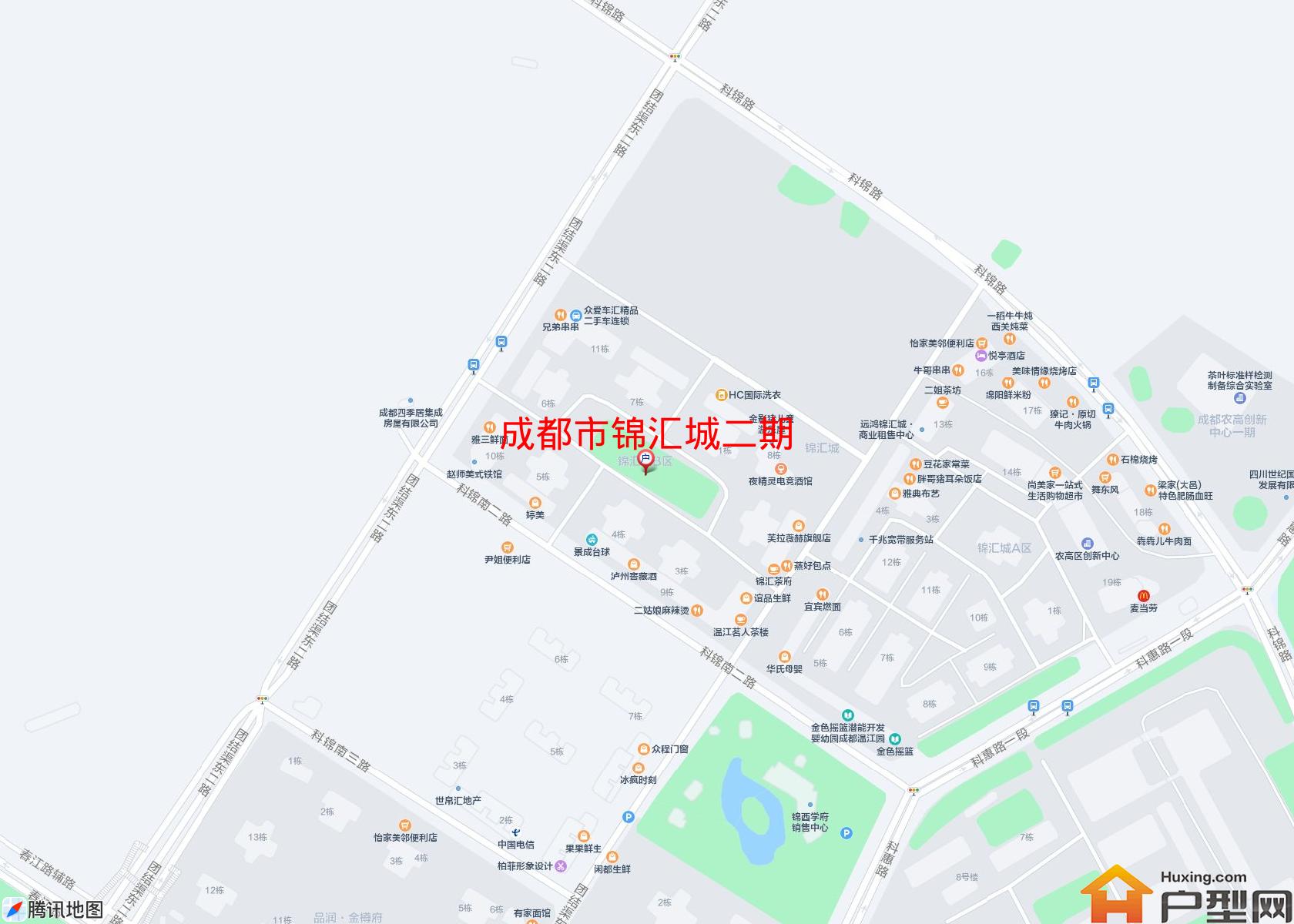 锦汇城二期小区 - 户型网