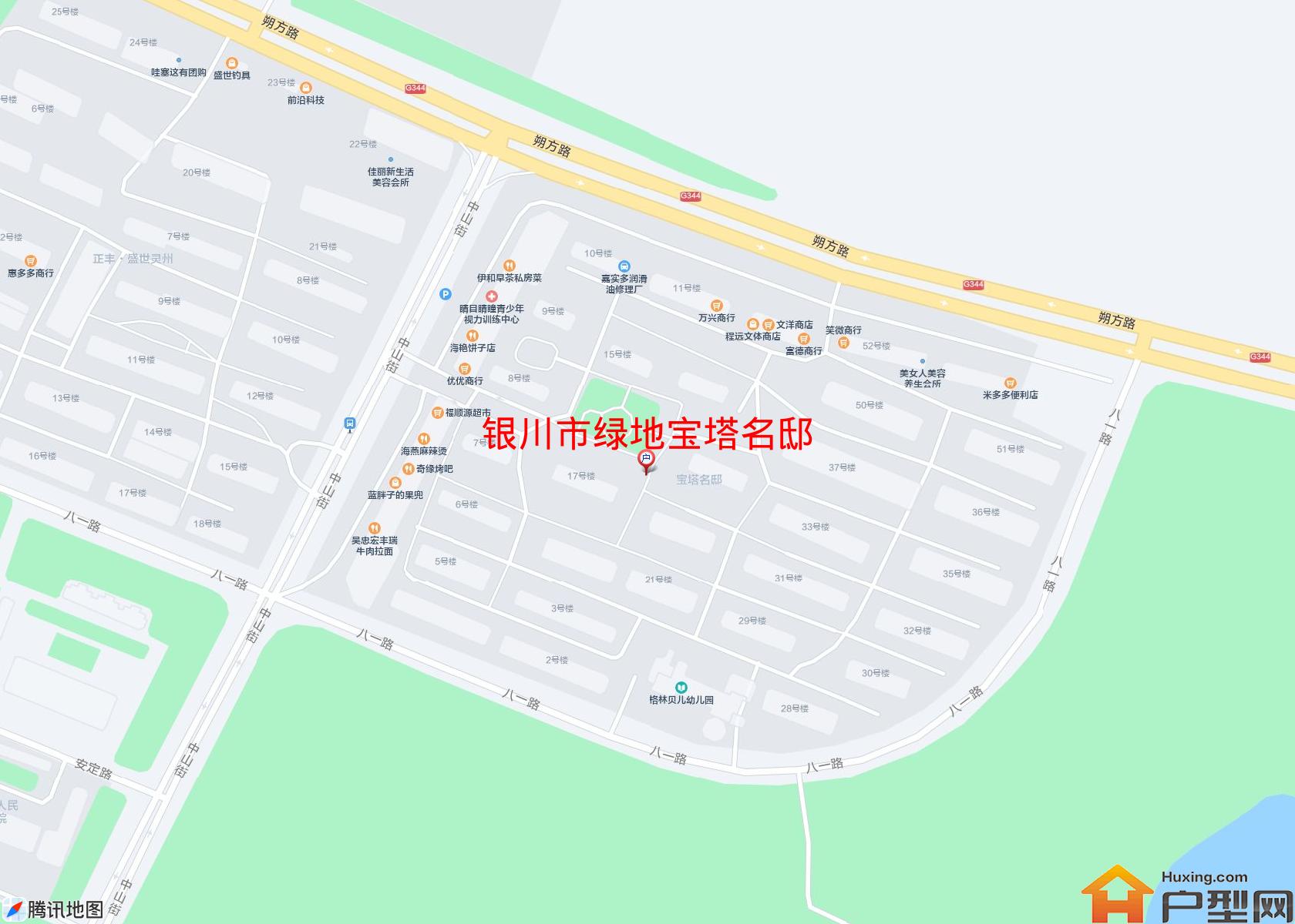绿地宝塔名邸小区 - 户型网