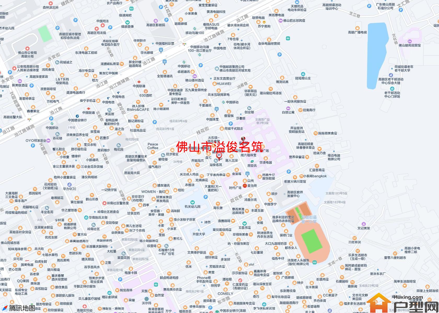 溢俊名筑小区 - 户型网