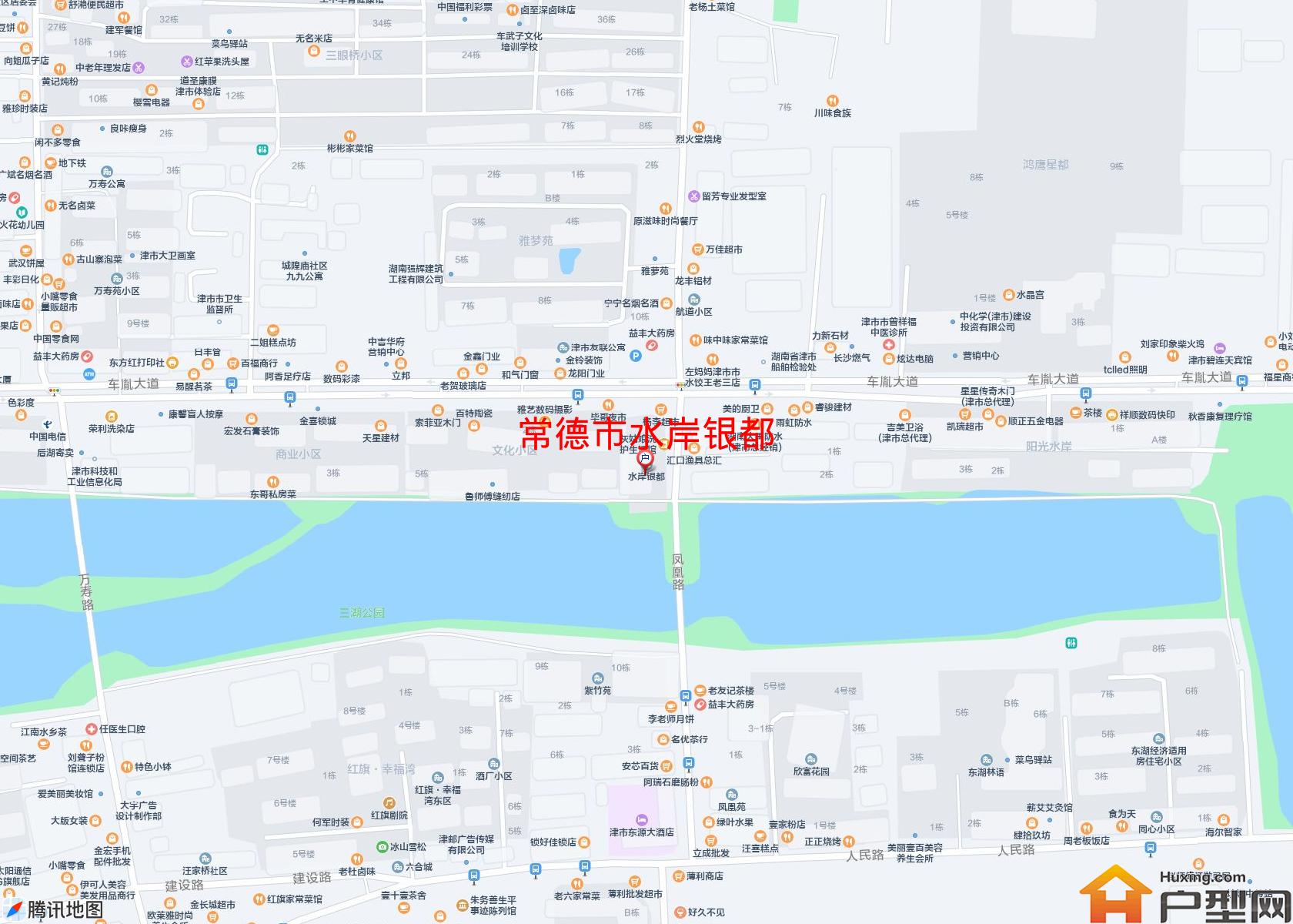 水岸银都小区 - 户型网