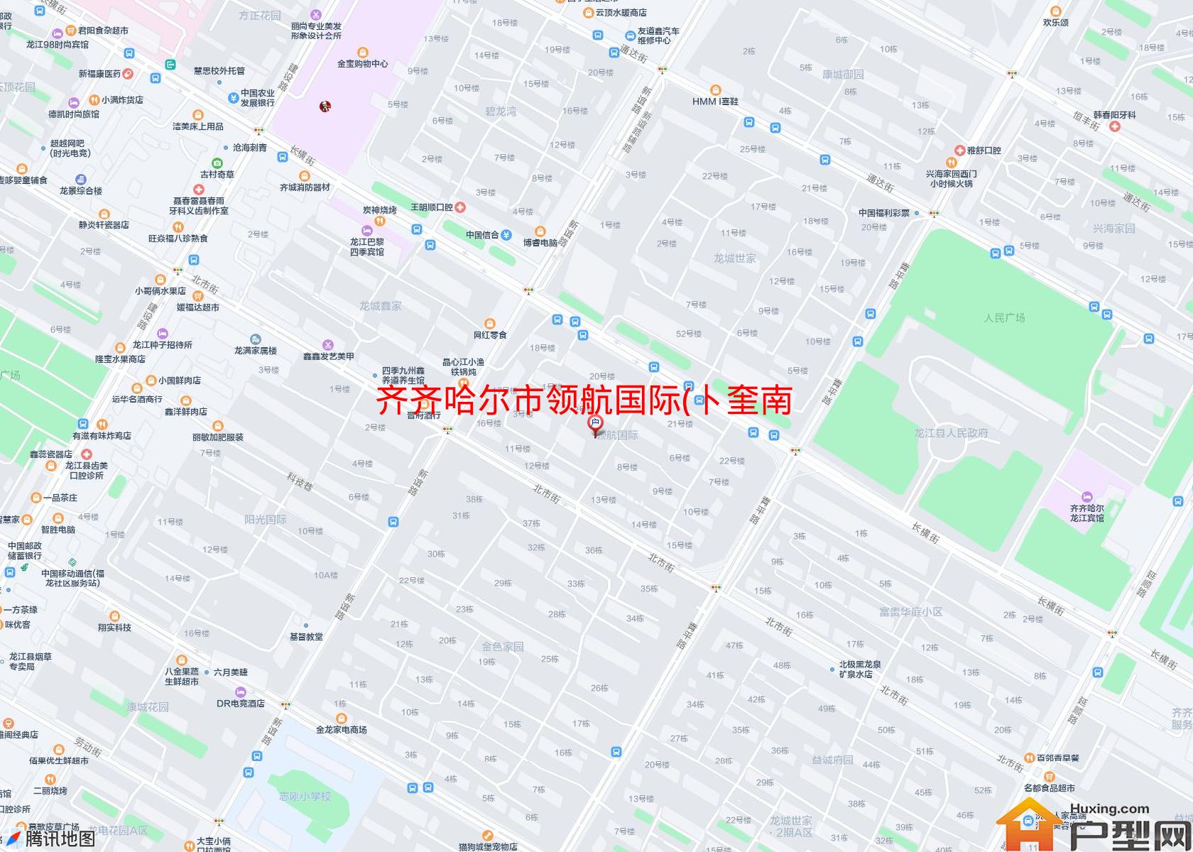 领航国际(卜奎南大街)小区 - 户型网