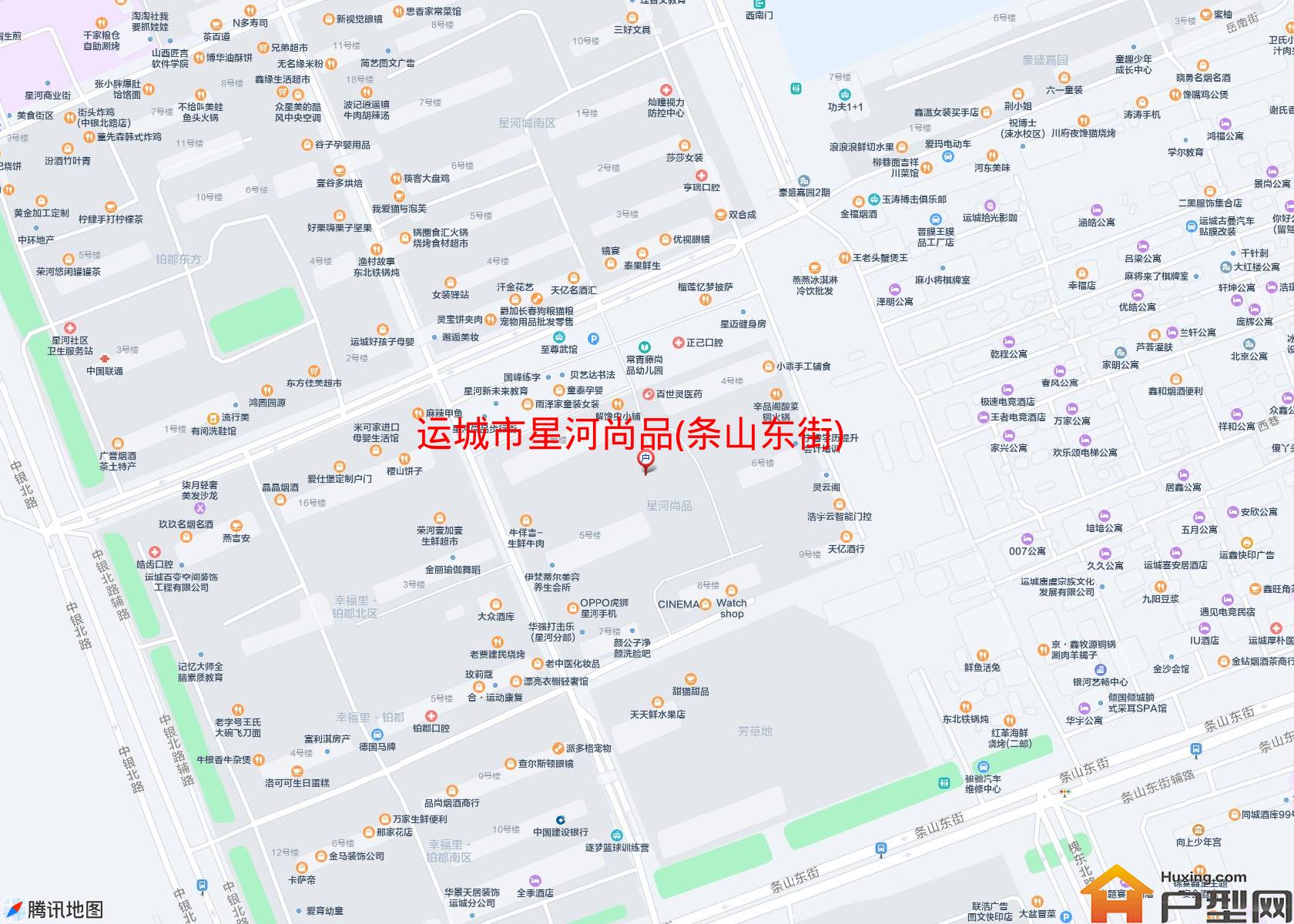 星河尚品(条山东街)小区 - 户型网