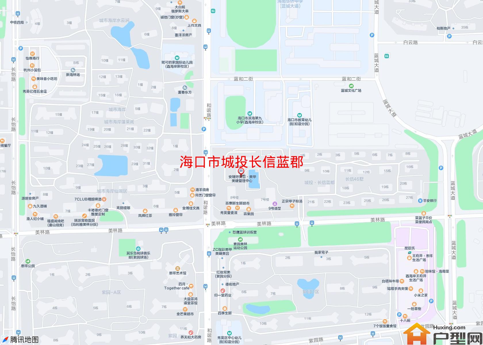 城投长信蓝郡小区 - 户型网