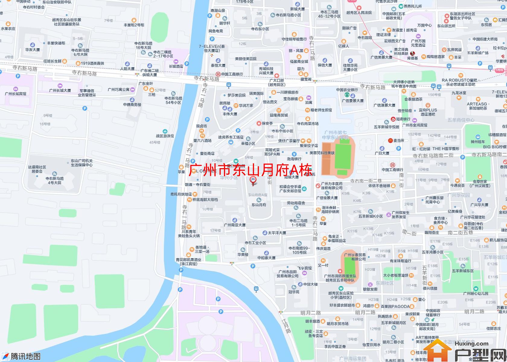 东山月府A栋小区 - 户型网