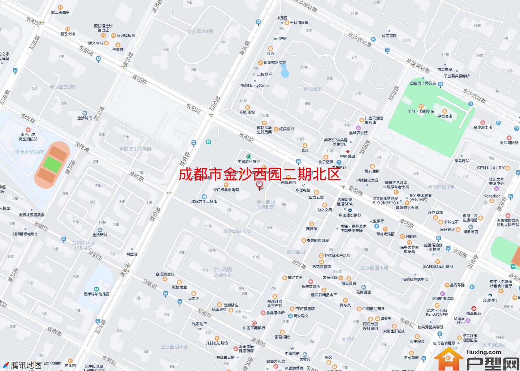 金沙西园二期北区小区 - 户型网
