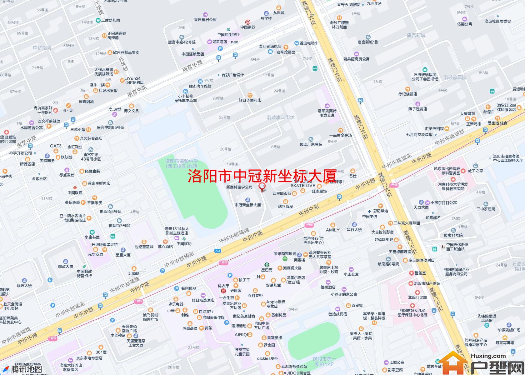 中冠新坐标大厦小区 - 户型网