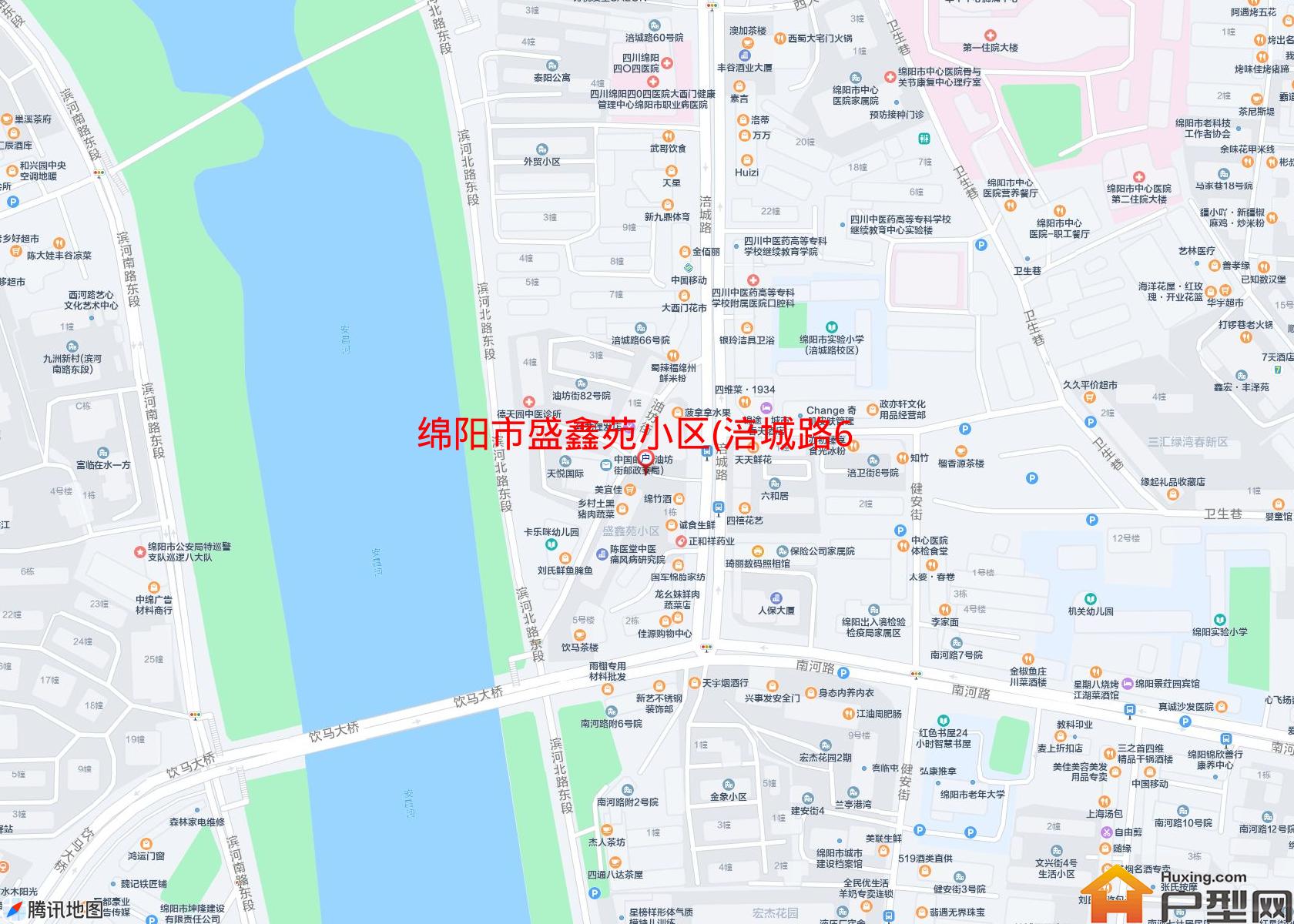盛鑫苑小区(涪城路68号)小区 - 户型网