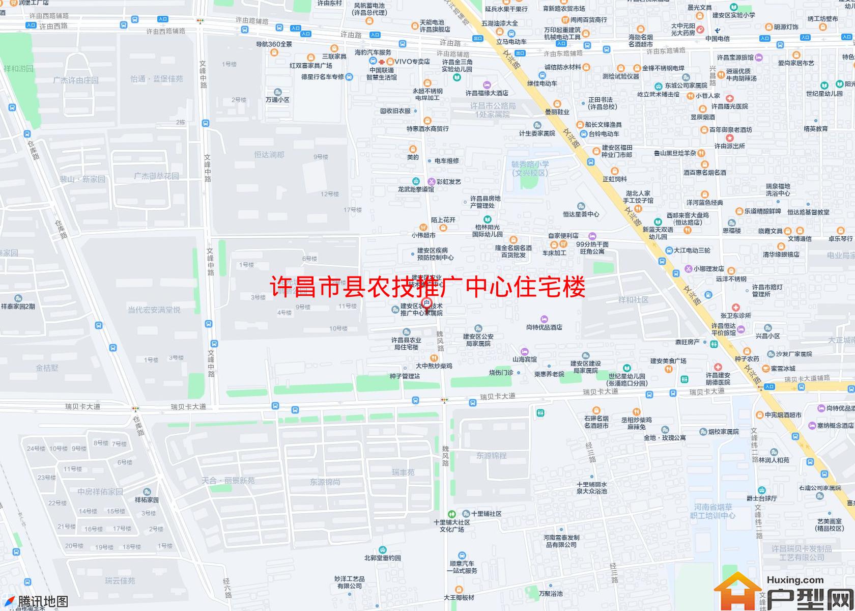 县农技推广中心住宅楼小区 - 户型网