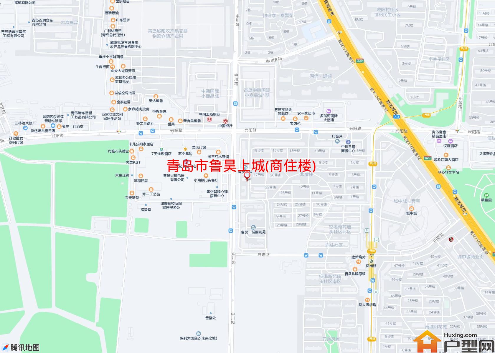 鲁昊上城(商住楼)小区 - 户型网